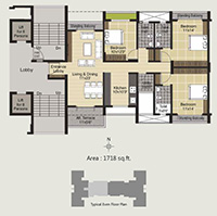 3BHK Living Space
